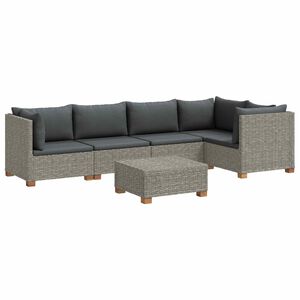 vidaXL 6 kom. Ratan Lounge Set s Jastucima GENDT Prirodni ratan