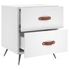 vidaXL Noćni ormarići 2 kom bijeli 40x35x47,5 cm od konstruiranog drva