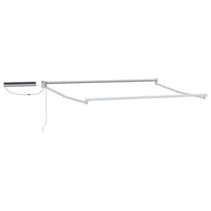 vidaXL Električni sklopivi okvir tende Bijela 2,5 x 2 m Aluminij
