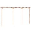 vidaXL Pergola od bambusa 385 x 40 x 205 cm