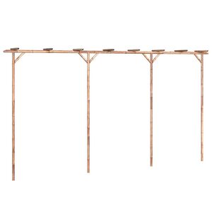 vidaXL Pergola od bambusa 385 x 40 x 205 cm