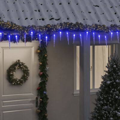 vidaXL Božićna svjetla sige 200 LED plava 20 m akrilna PVC