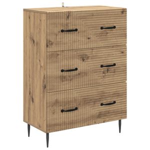 vidaXL Ormar s ladicama 66 x 34,5 x 89,5 cm Konstruirano drvo