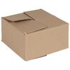 vidaXL Preklopna kutija 50 kom. Prirodna 15 x 15 x 8 cm Karton