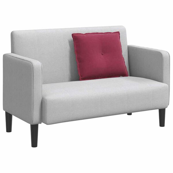 vidaXL Jastuk za leđa Vinska crvena 60 x 50 cm Kordura tekstil