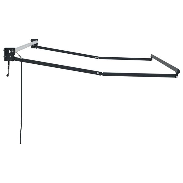 vidaXL Električni sklopivi okvir tende Antracit 3,5 x 2 m Aluminij