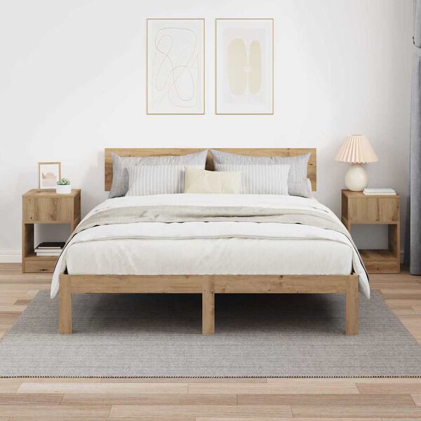 vidaXL Konačna Stolić 2 pcs Umjetnički hrast 30,5 x 30 x 45 cm