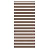 vidaXL Zebra zavjesa Smeđa 110x230 cm &Scaron;irina tkanine 105,9 cm Poliester