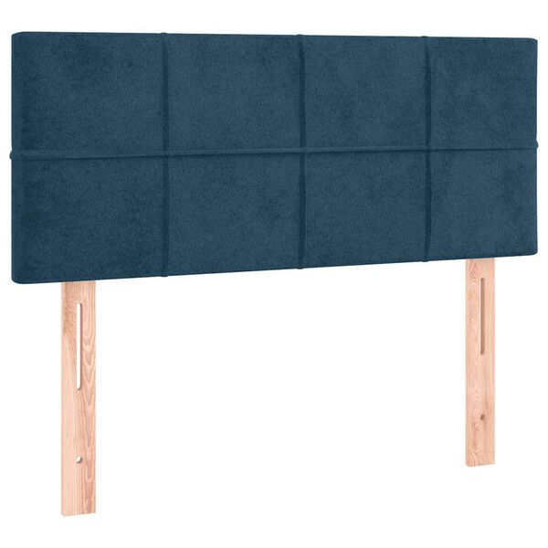 vidaXL LED uzglavlje tamnoplavo 100x5x78/88 cm bar&scaron;unasto