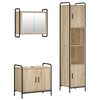 vidaXL Set ormarića za kupaonicu 3 kom. Hrast sonoma 40 x 36 x 181 cm