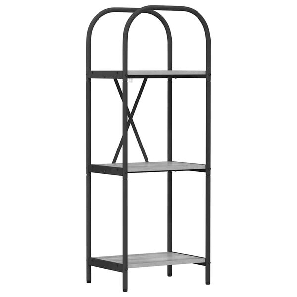 vidaXL Polica Siva Sonoma 40 x 30 x 109 cm Konstruirano drvo