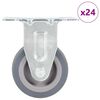 vidaXL 24 kom fiksnih kotačića 50 mm