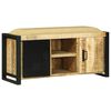 vidaXL Klupa kabinet Smeđa 100 x 35 x 50 cm Čvrsto drvo manga