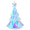 vidaXL Prizmatično iridescentno LED božićno drvce &Scaron;areni &Oslash; 35 x 52 cm
