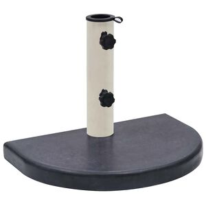 vidaXL Postolje za suncobran crno 40 x 28 x 4 cm granitno