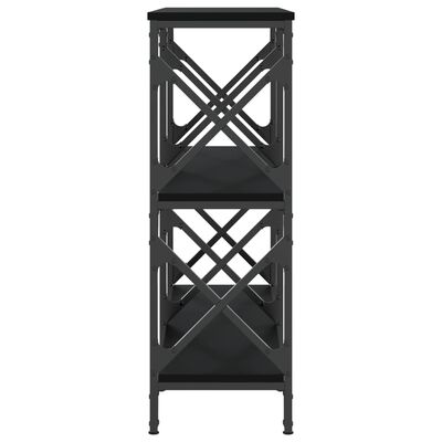 vidaXL Konzolni stol crni 100x28x80,5 cm od konstruiranog drva