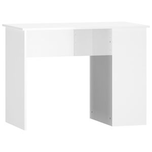 vidaXL Radni stol visoki sjaj bijeli 100x55x75 cm konstruirano drvo