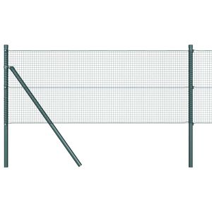 vidaXL Zavarena žičana ograda za fiksaciju 100 x 0,6 m Zelena Mreža