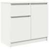vidaXL Komoda s ladicama bijela 71x35x84 cm konstruirano drvo