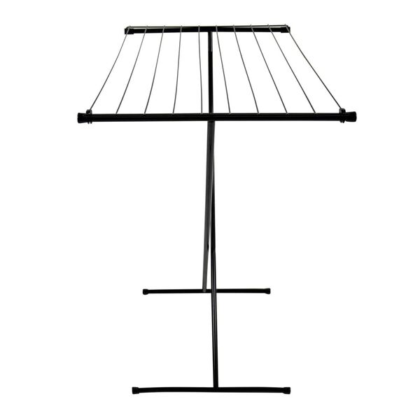 Bo-Camp stalak za su&scaron;enje rublja čelični crni 9 m