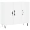 vidaXL Komoda bijela 90x34x80 cm od konstruiranog drva