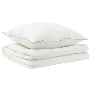 vidaXL Set jastuka i popluna 2 kom. 137x200 cm Ljeto 140 GSM Vuna