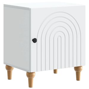 vidaXL Noćni ormar Bijela 43 x 34,5 x 50 cm Konstruirano drvo