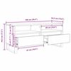 vidaXL TV ormar Staro drvo 100 x 34,5 x 44,5 cm Obrađeno drvo i čelik