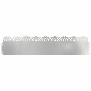 vidaXL Rubnjaci za travnjak 10 pcs Srebrno 103 x 0,05 x 22 cm