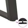 vidaXL Noge za klub stolić U-oblik 2 kom antracit 40 x (30-31) cm čelik