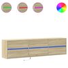 vidaXL Zidni TV ormarić LED boja hrasta sonome 180x31x45 cm
