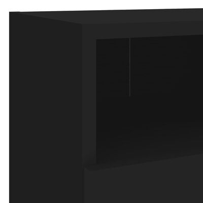 vidaXL Zidni TV ormarić crni 40 x 30 x 30 cm od konstruiranog drva