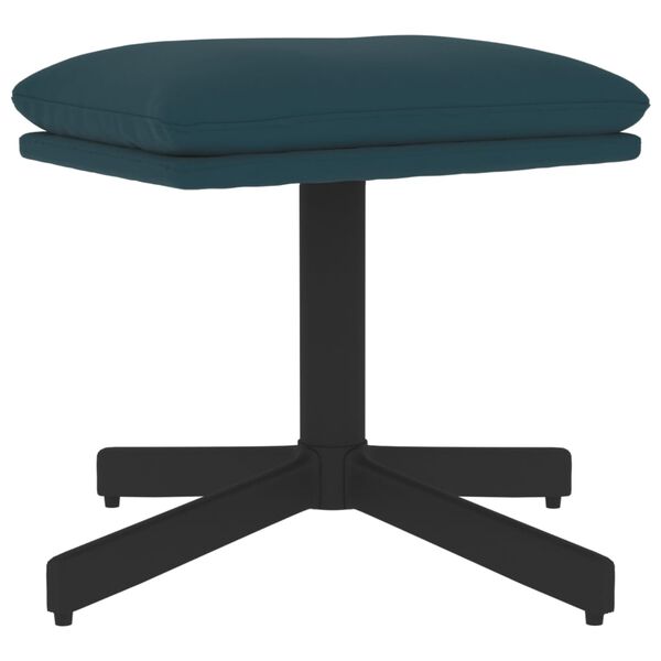 vidaXL Tabure plavi 60x60x36 cm bar&scaron;unasti