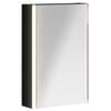 vidaXL Kupaonski ormar s ogledalom Crni hrast 33 x 11,5 x 50 cm