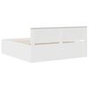 vidaXL Krevetna konstrukcija Bijelo 180 x 200 cm Konstruirano drvo