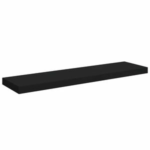 vidaXL Plutajuća zidna polica crna 90 x 23,5 x 3,8 cm MDF