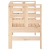vidaXL Vrtna klupa 111,5 x 53 x 71 cm od masivne borovine