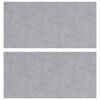vidaXL Stepenica 2 kom. 50 x 25 cm Srebrno Aluminij Pravokutni