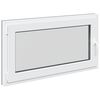 vidaXL Prozor za podrum RISOR 110 x 50 cm PVC i staklo Antracit