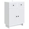 vidaXL Kreveta Bijela 66 x 34,5 x 90 cm Konstruirano drvo