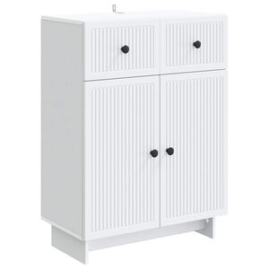 vidaXL Kreveta Bijela 66 x 34,5 x 90 cm Konstruirano drvo