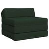 vidaXL Sofa na razvlačenje Tamnozelena 200 x 70 x 10 cm Tkanina
