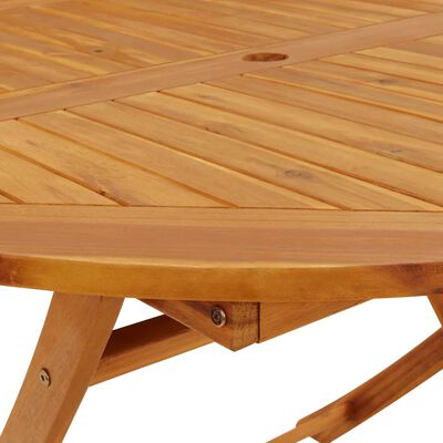 vidaXL Sklopivi vrtni stol 110 cm od masivnog bagremovog drva