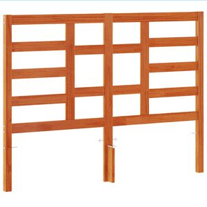 vidaXL Uzglavlje vo&scaron;tano smeđe 135 cm od masivne borovine