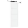vidaXL Klizna vrata ORKDAL Bijela 83 x 232 cm Masivna borovina