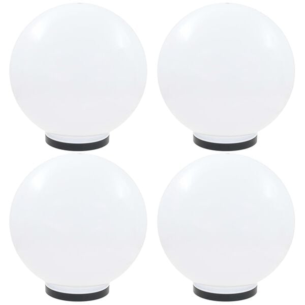 vidaXL LED kuglaste svjetiljke 4 kom 40 cm PMMA