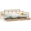 vidaXL Dnevni krevet s ladicama bez madraca 90 x 190 cm masivno drvo