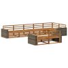 vidaXL Set vanjskih sofa 8 kom. Prirodna