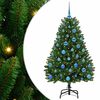 vidaXL Umjetno božićno drvce 150 cm 150 LED lampica Topla bijela