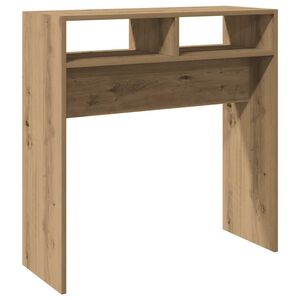 vidaXL konzolni stol Artisan hrast 78x30x80 cm konstruirano drvo